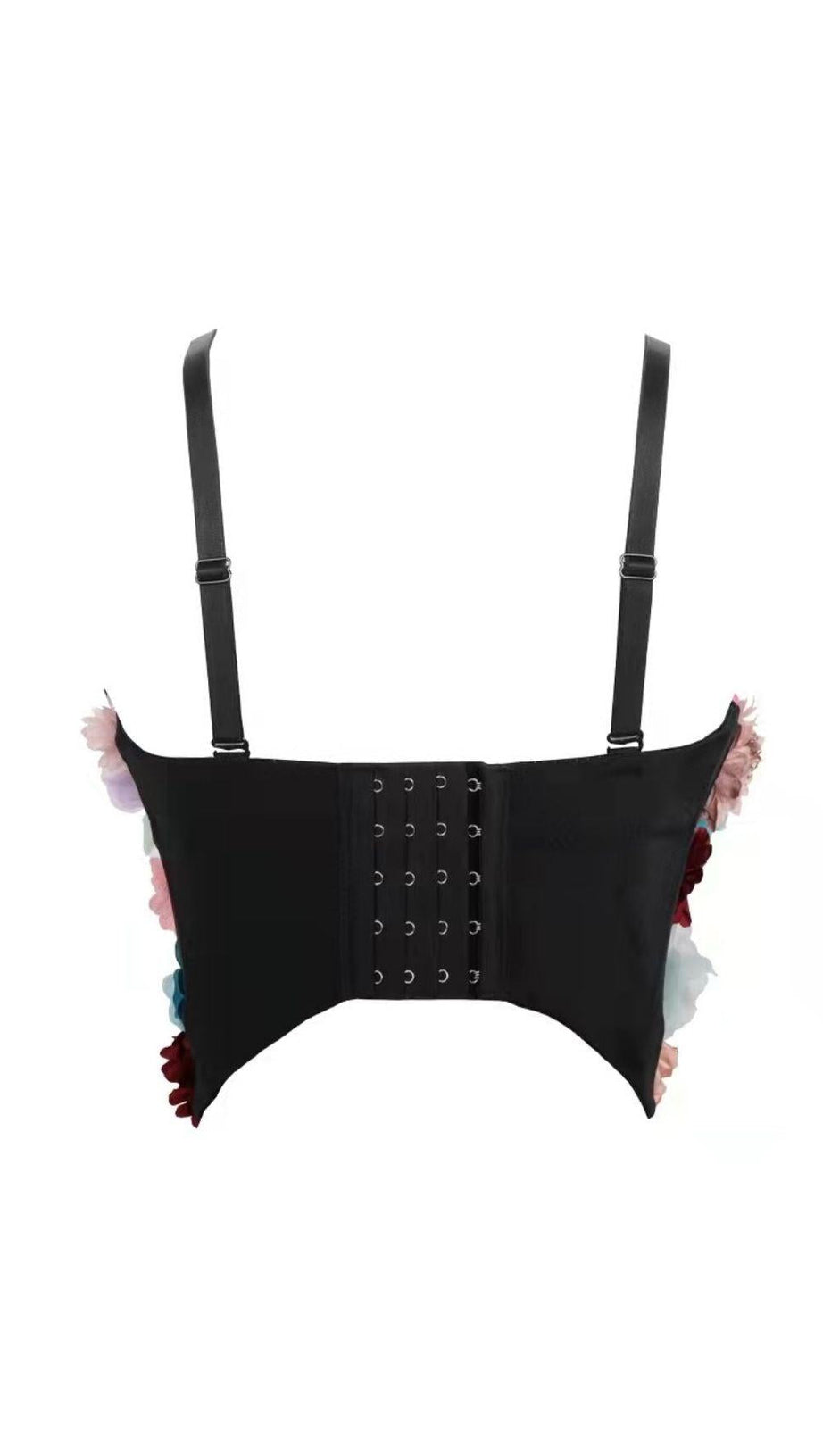 KORSETTOP MIT BLUMENMUSTER