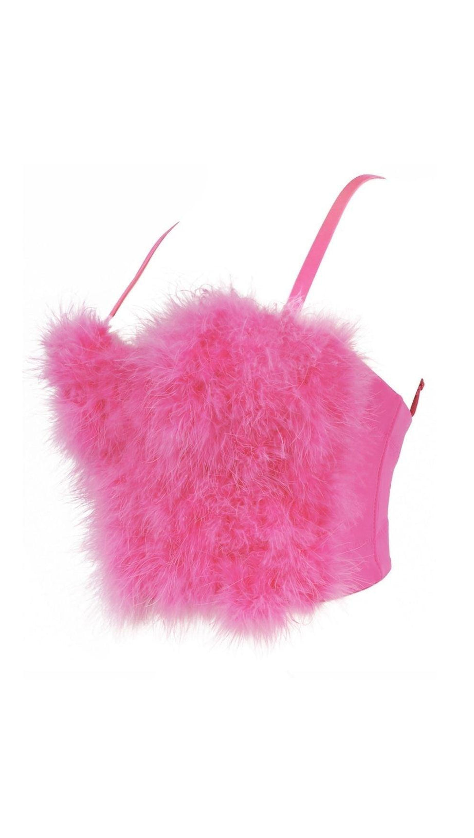 CORSETTO DI PIUME NERE