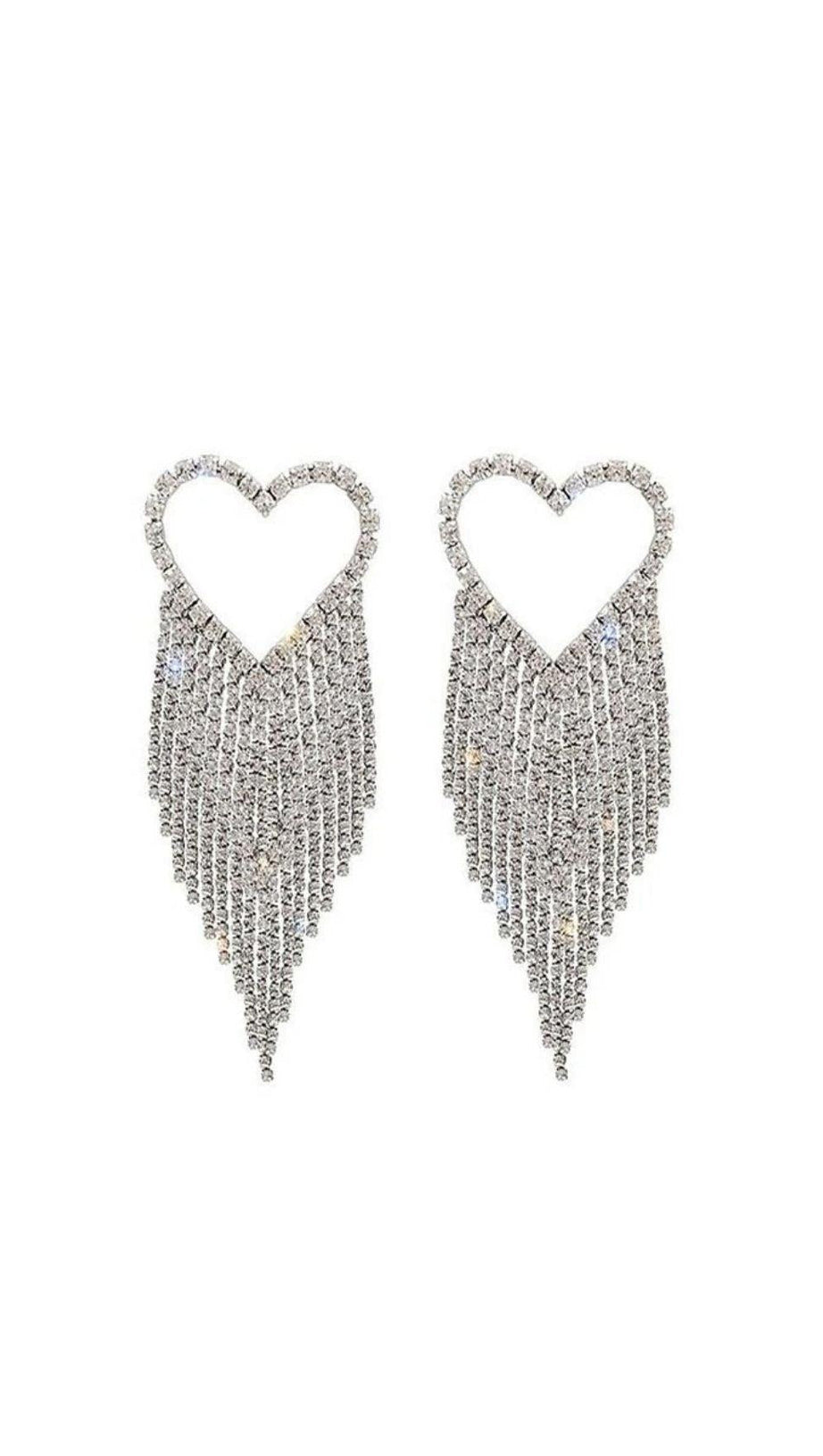 Orecchini con nappa con strass Vonde