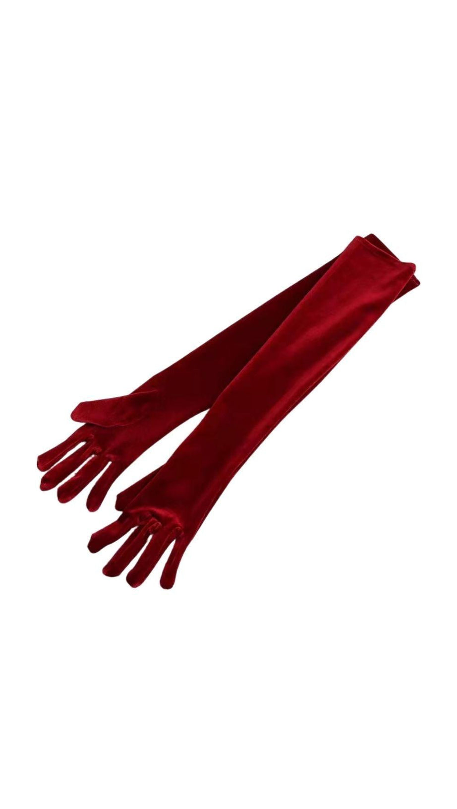 WEINROTES SAMT-KORSETT-MINIKLEID