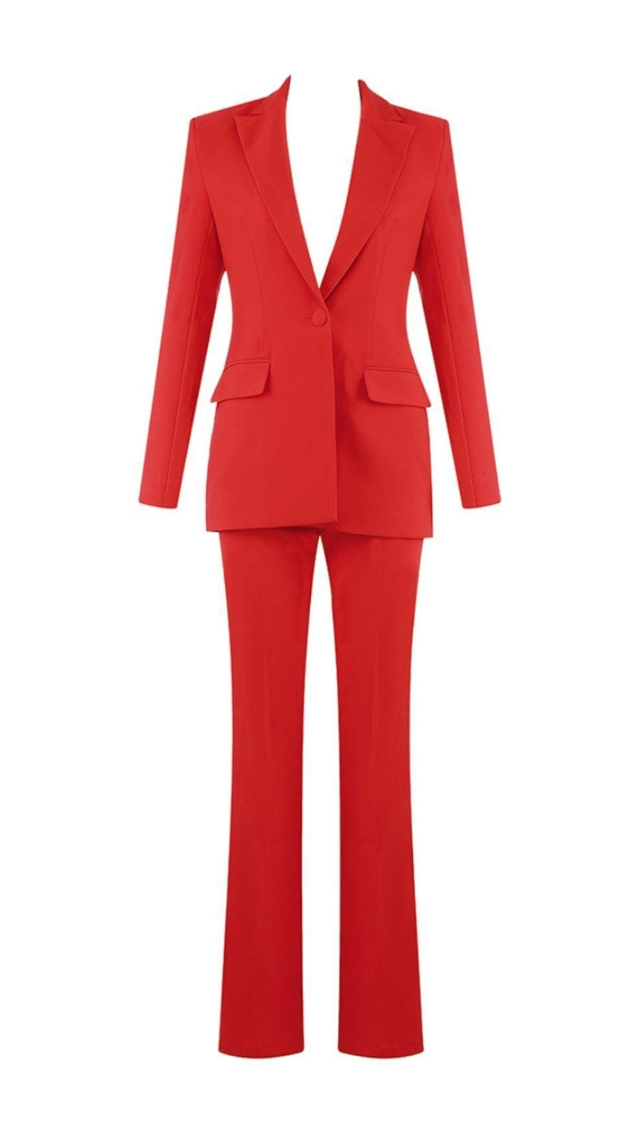 RED BLAZER SUIT
