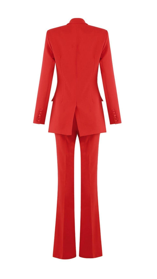 AIIZIE RED BLAZER SUIT - product image