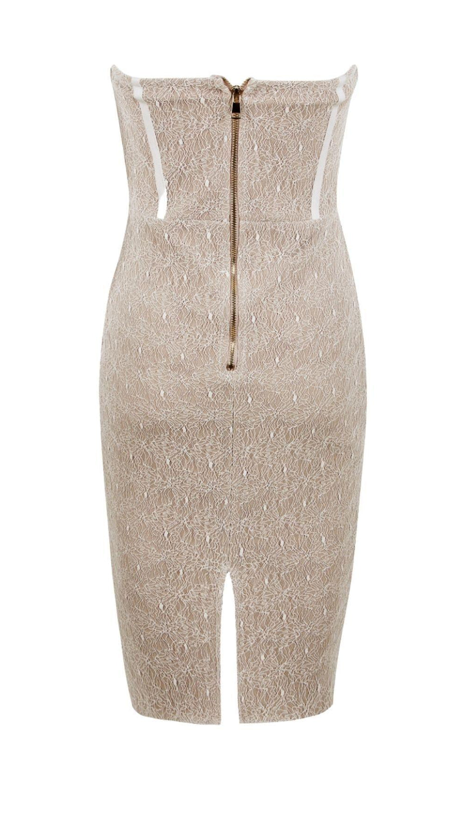 WHIRE LACE CROSET DRESS