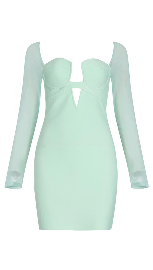 AIIZIE CUT OUT SLIM DRESS - product image