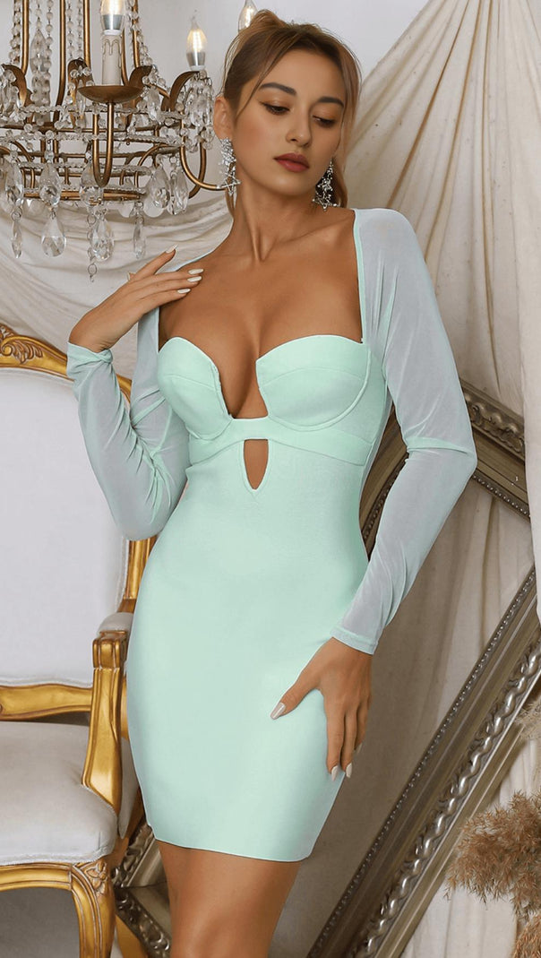 AIIZIE CUT OUT SLIM DRESS - product image