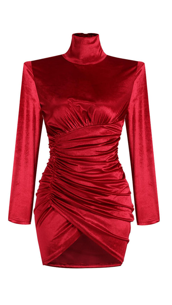 AIIZIE FLANNEL SLIM PARTY DRESS - product image