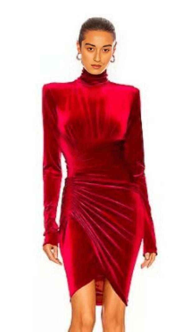 AIIZIE FLANNEL SLIM PARTY DRESS - product image