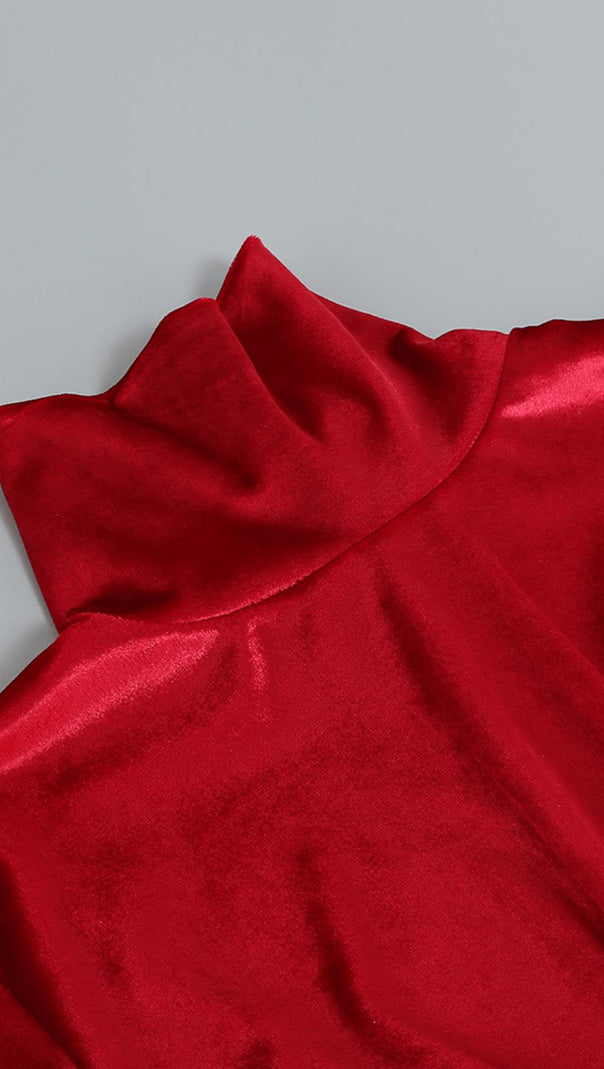 AIIZIE FLANNEL SLIM PARTY DRESS - product image
