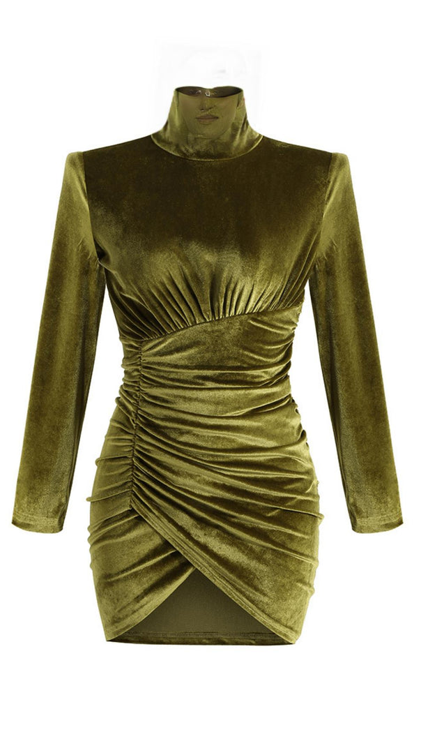 AIIZIE FLANNEL SLIM PARTY DRESS - product image