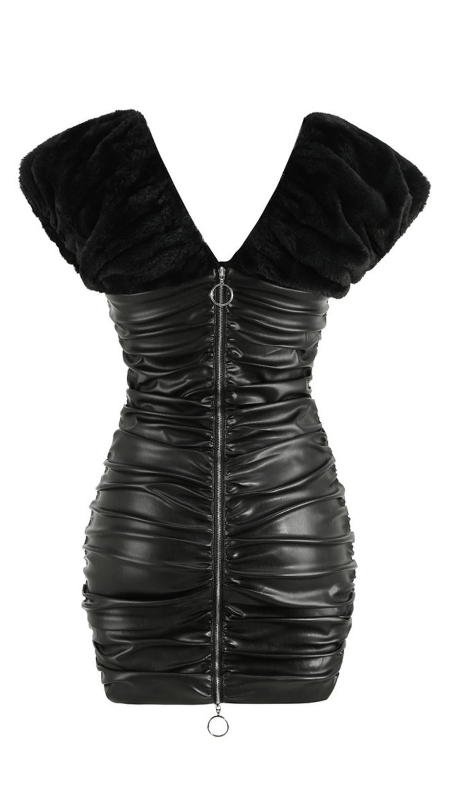 HIGH WAIST MESH DRESS