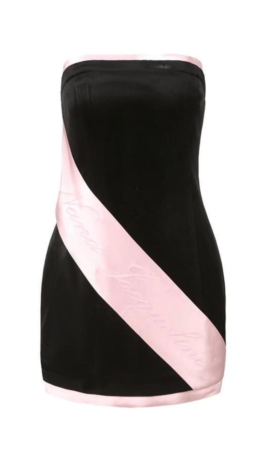 HIGH WAIST STITCHING DRESS