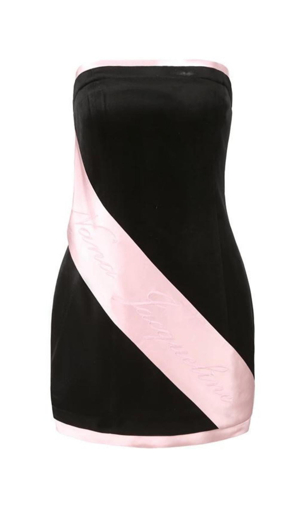 HIGH WAIST STITCHING DRESS