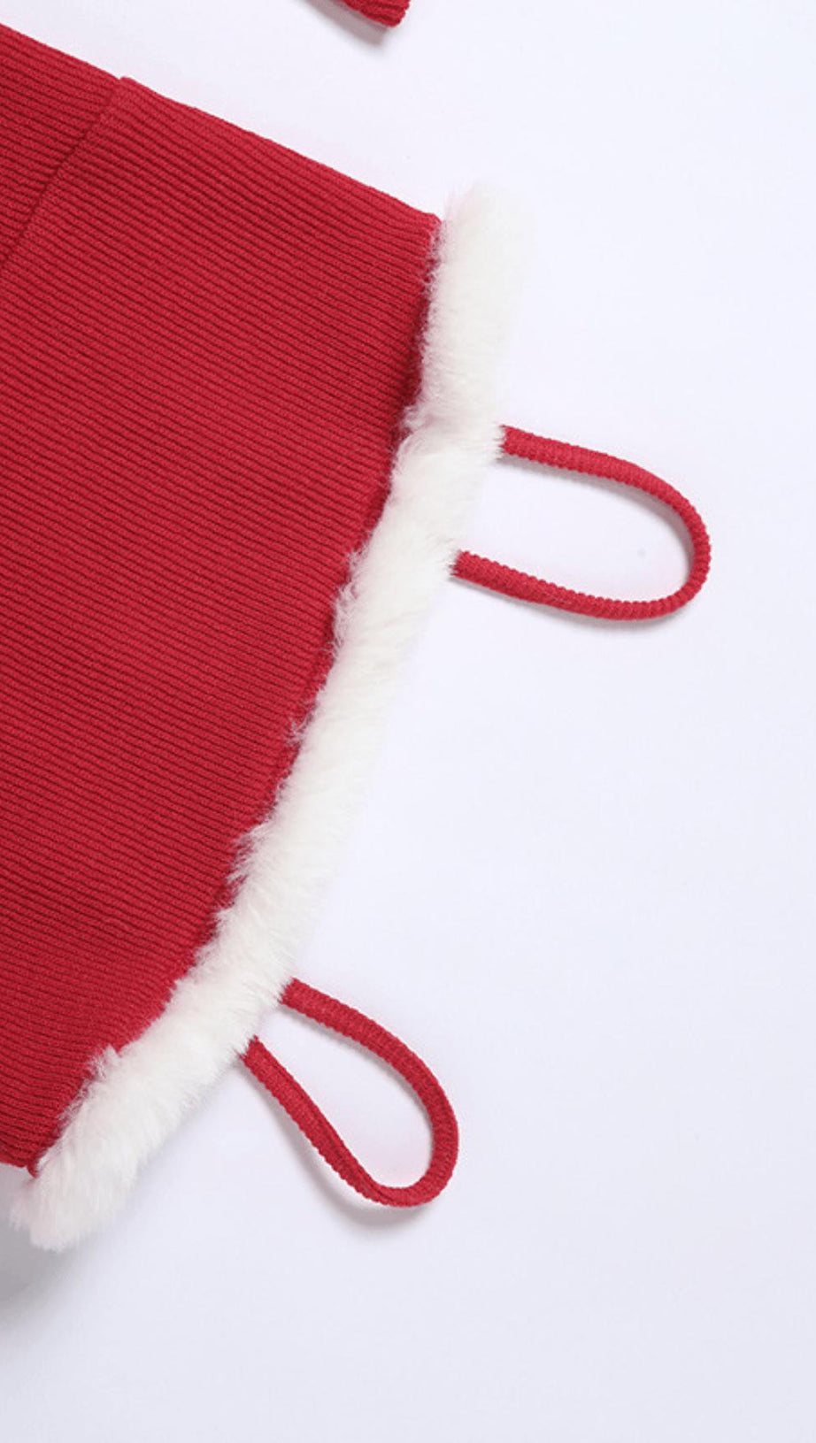 FASHION FLEECE SUSPENDER DRESS