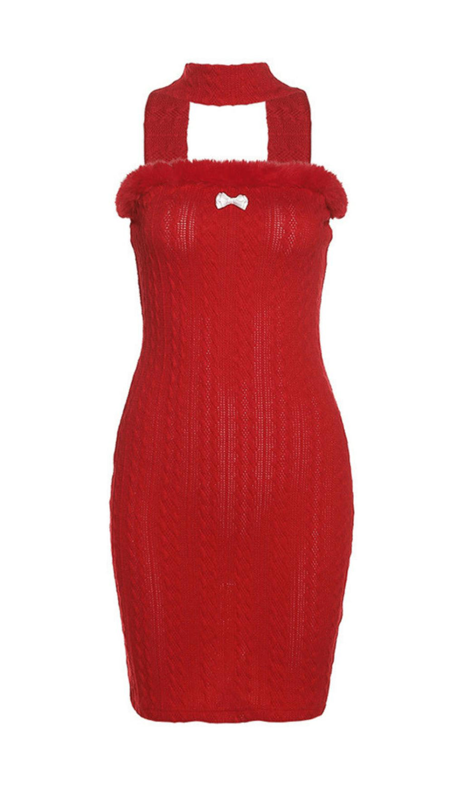 Halter tube top dress
