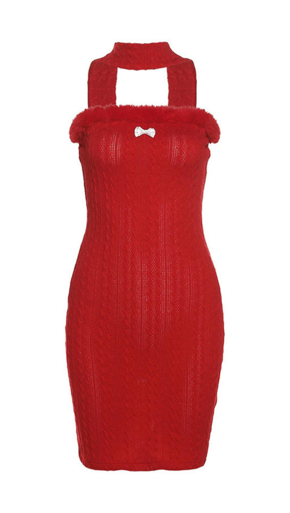 HALTER TUBE TOP DRESS