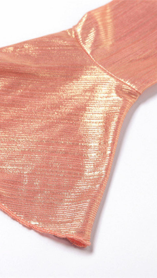 AIIZIE HOLLOW PLEATED DRESS - product image