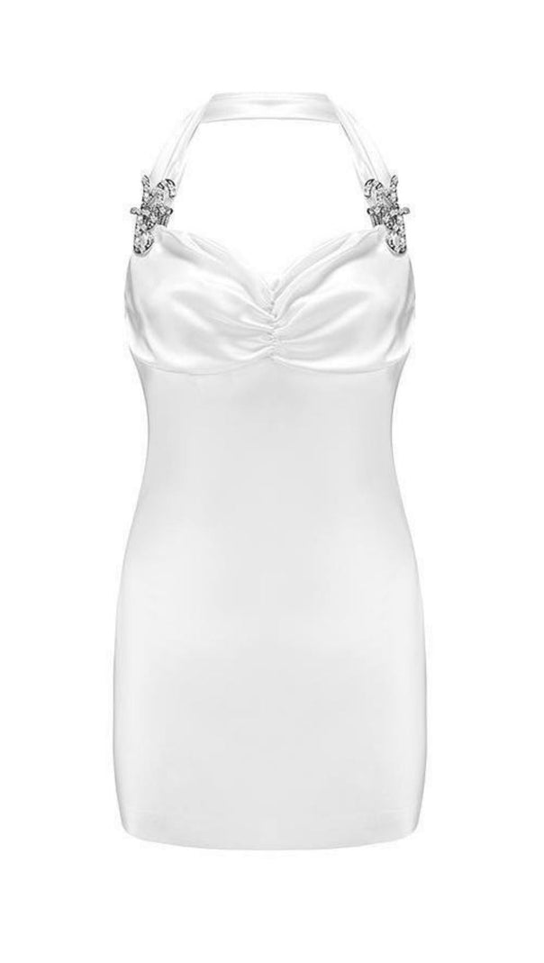 AIIZIE WHITE STAIN DIAMOND DRESS - product image
