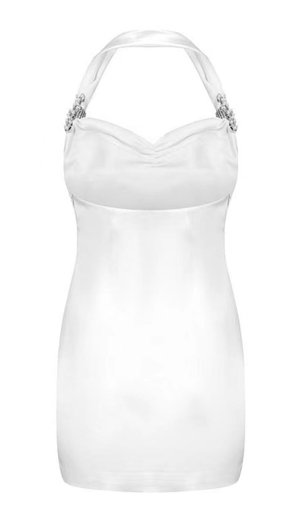 AIIZIE WHITE STAIN DIAMOND DRESS - product image