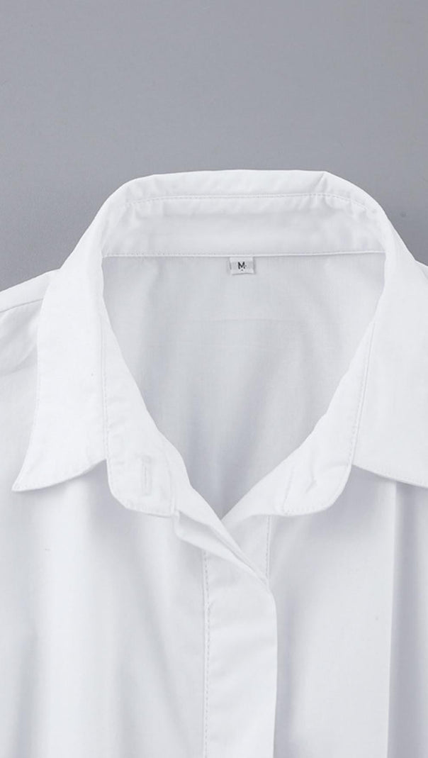 ABITO CAMICIA CON TAGLIO IN VITA