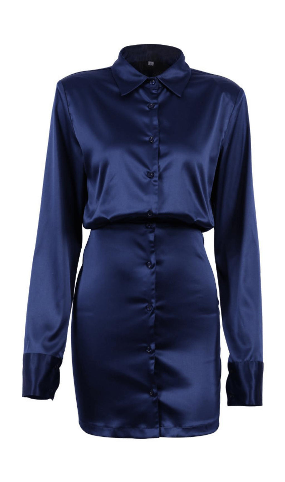 Abito camicia a maniche lunghe