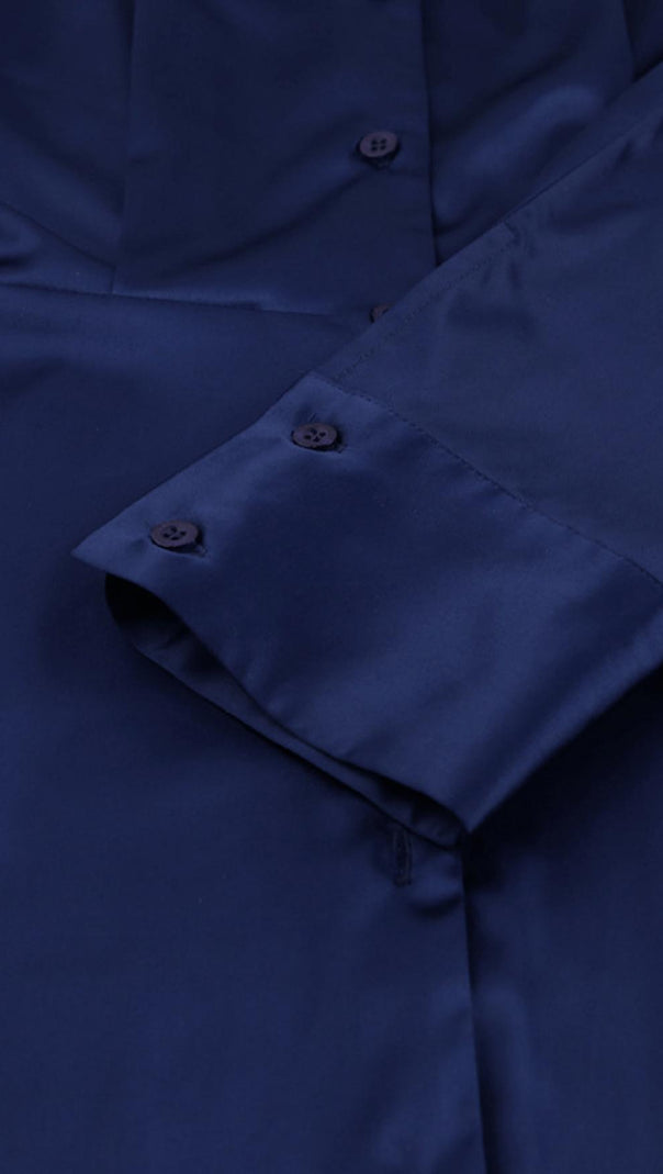 AIIZIE LONG SLEEVE SHIRT DRESS - product image