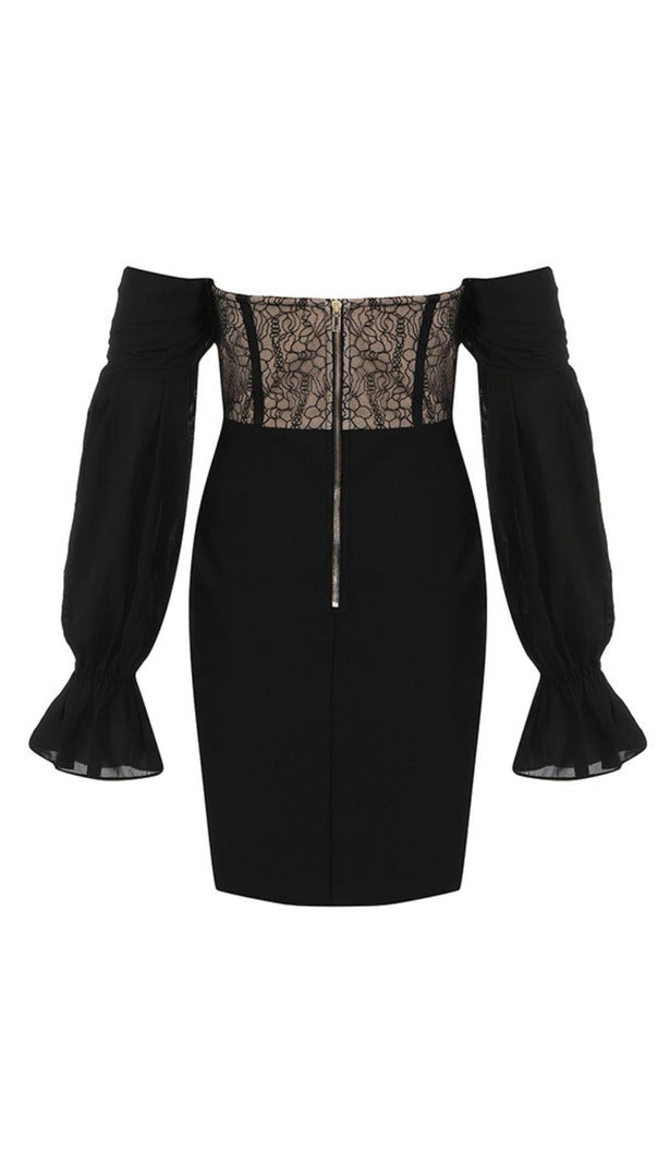 AIIZIE MESH STITCHING DRESS - product image