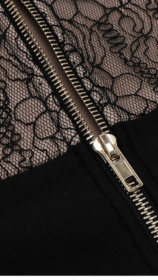 AIIZIE MESH STITCHING DRESS - product image