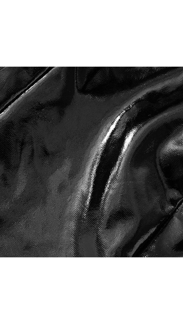 AIIZIE LEATHER V-NECK DRESS - product image