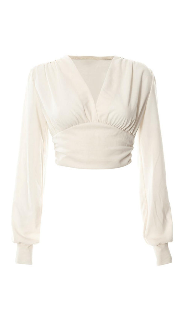 AIIZIE LANTERN SLEEVE TOP - product image