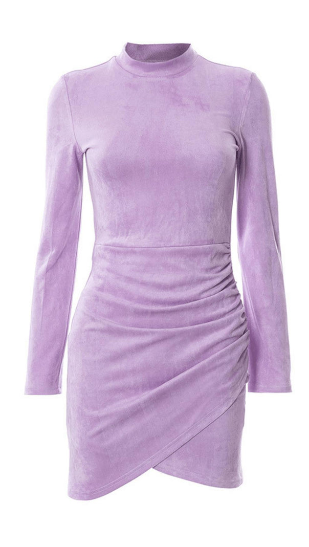 AIIZIE SUEDE PLEATED DRESS - product image