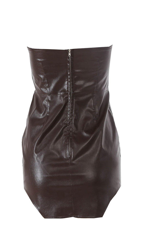 AIIZIE FISHBONE WRAP BREAST DRESS - product image