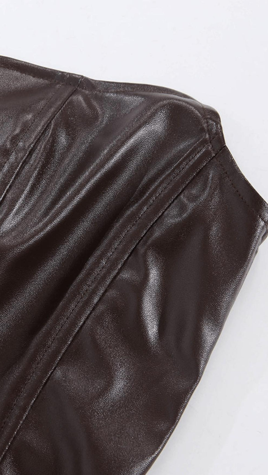 FISHBONE WRAP BREAST DRESS