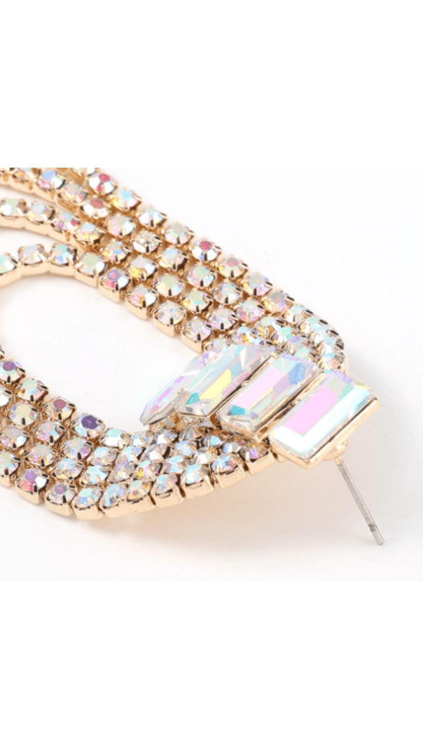 AIIZIE OVAL TASSEL EARRINGS - product image