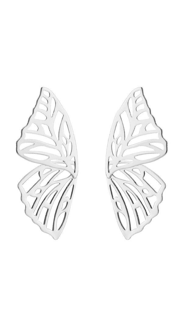 AIIZIE HOLLOW BUTTERFLY ALLOY EARRINGS - product image