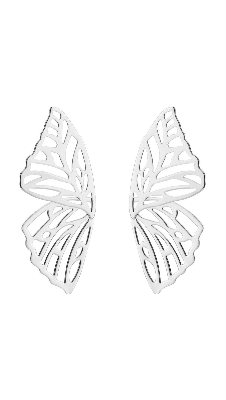 HOLLOW BUTTERFLY ALLOY EARRINGS