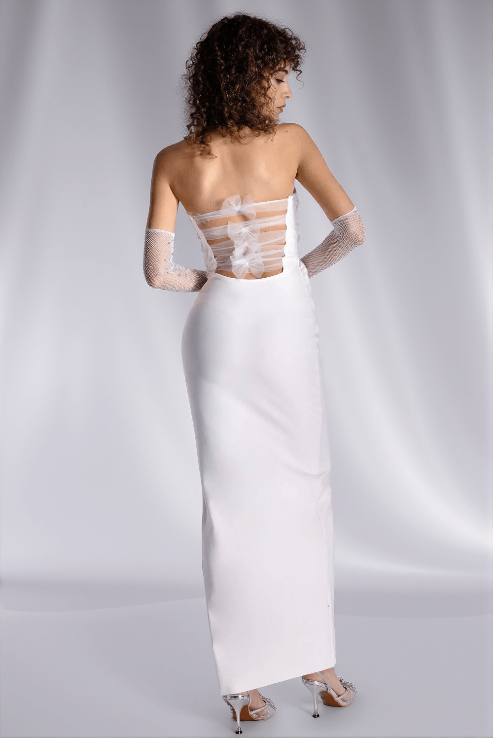 ABITO FLOREALE SENZA SPALLINE PATCHWORK MIRALLI