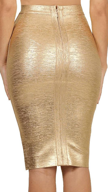 HIP WRAP BANDAGE PENCIL SKIRT