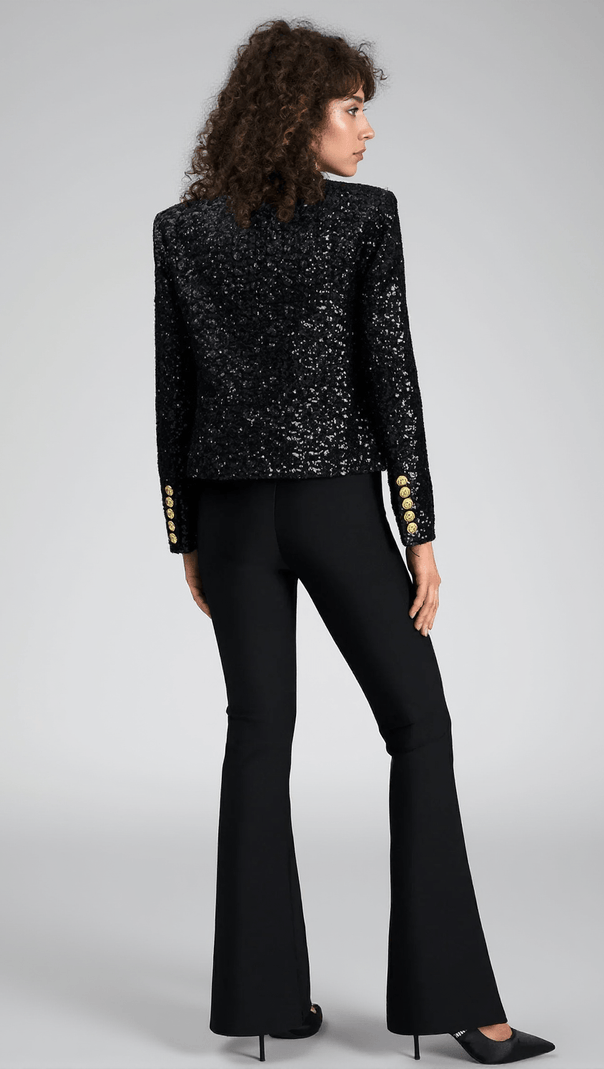 AIIZIE DEMIDES SEQUIN TASSEL CHAIN BLAZER - product image