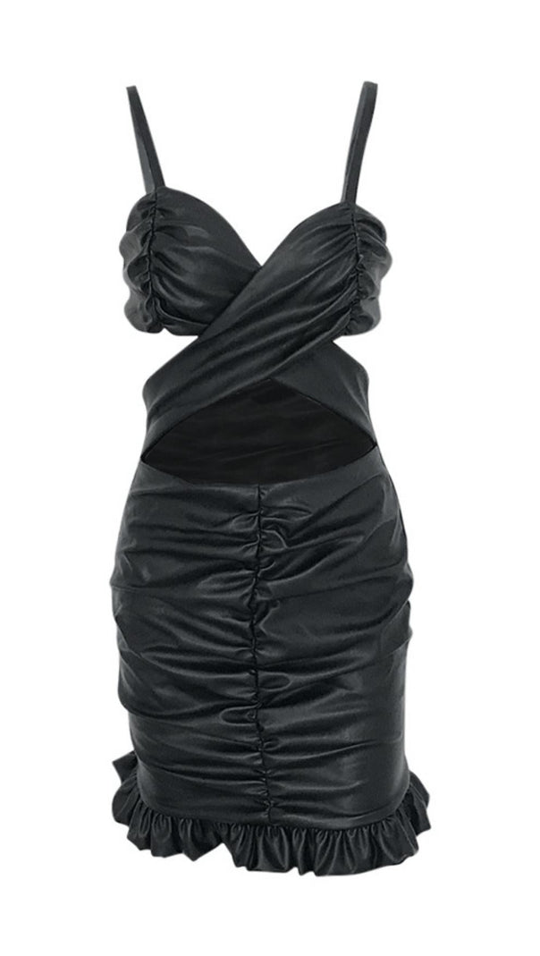 AIIZIE LACE SLING LEATHER SKIRT - product image