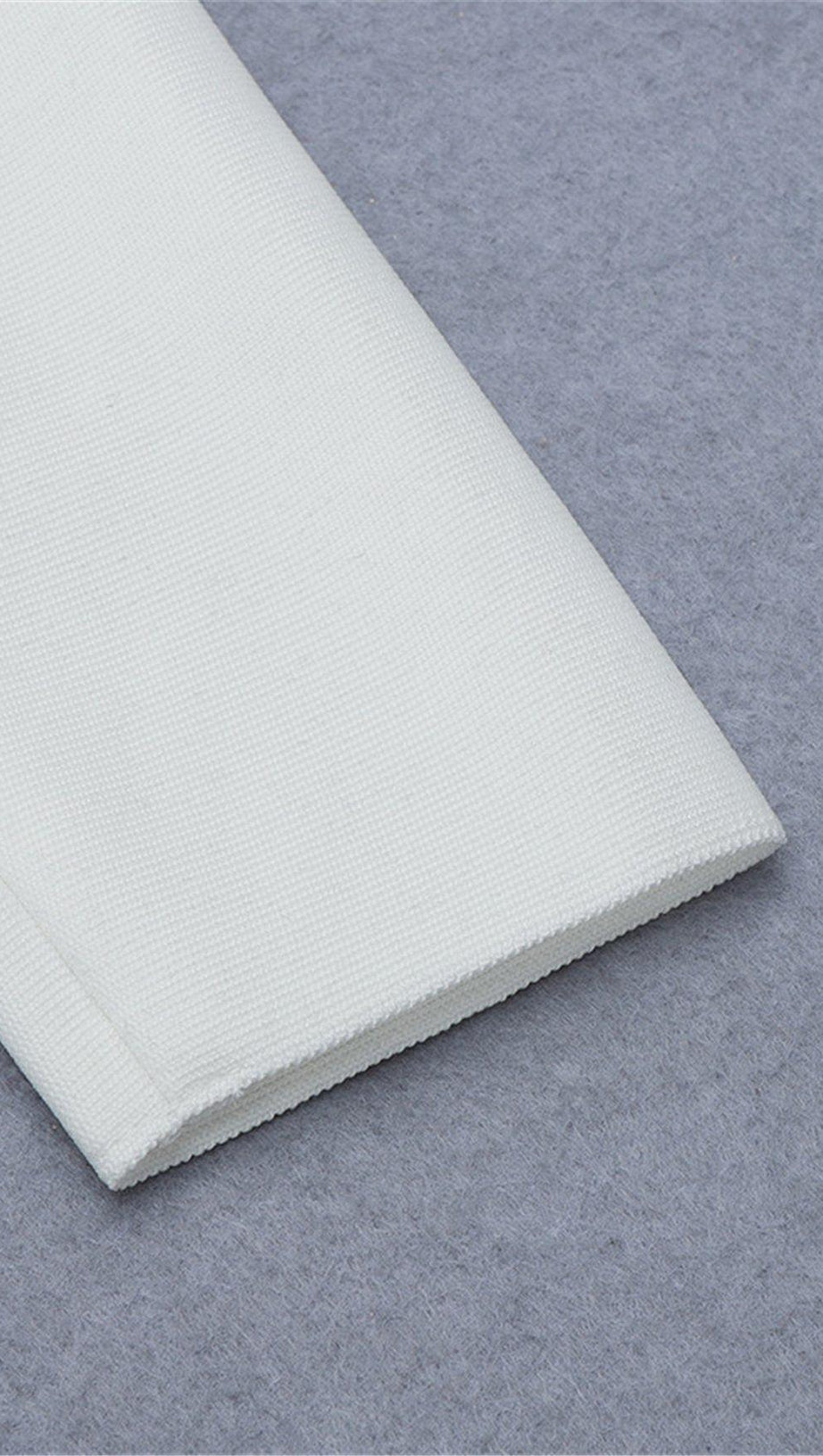 Elfenbeinfarbenes Satin-Korsett-Minikleid