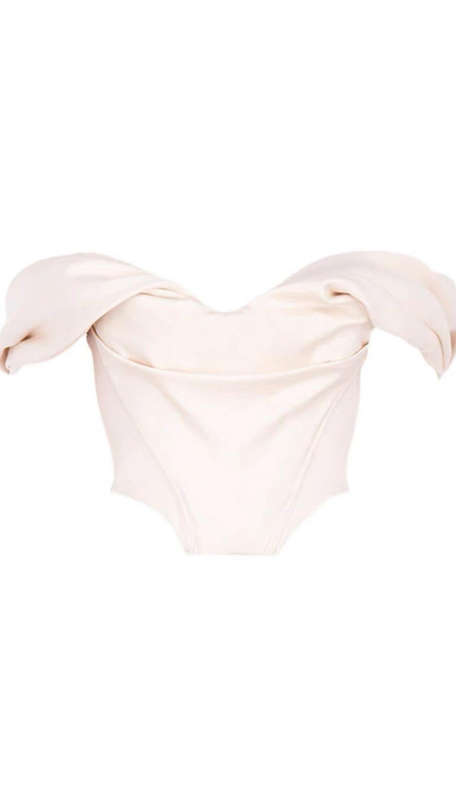 ONE-SHOULDER-TUBE-TOP UND ABDOMET-WESTE