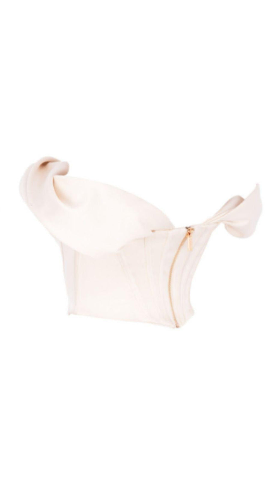 ONE-SHOULDER-TUBE-TOP UND ABDOMET-WESTE