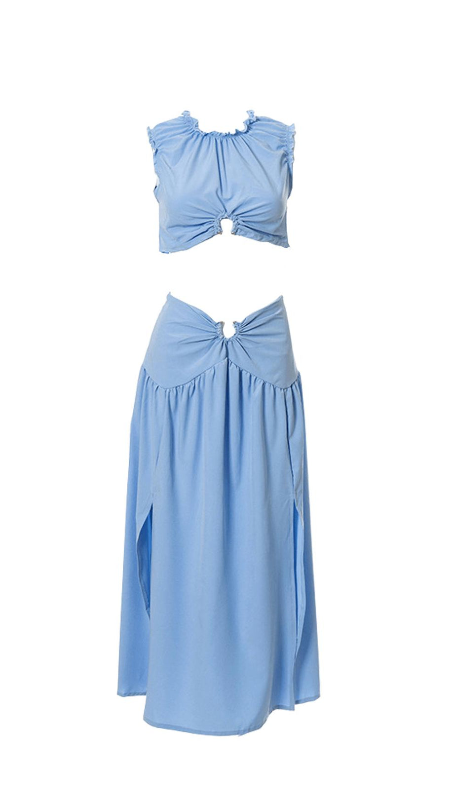 SLIM LONG SKIRT SUIT