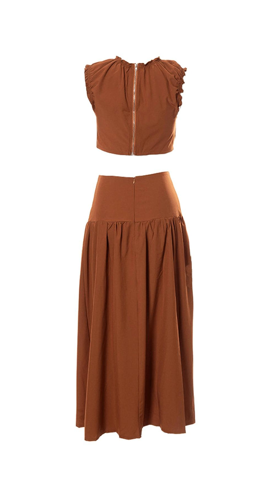 Schmaler langer Rockanzug