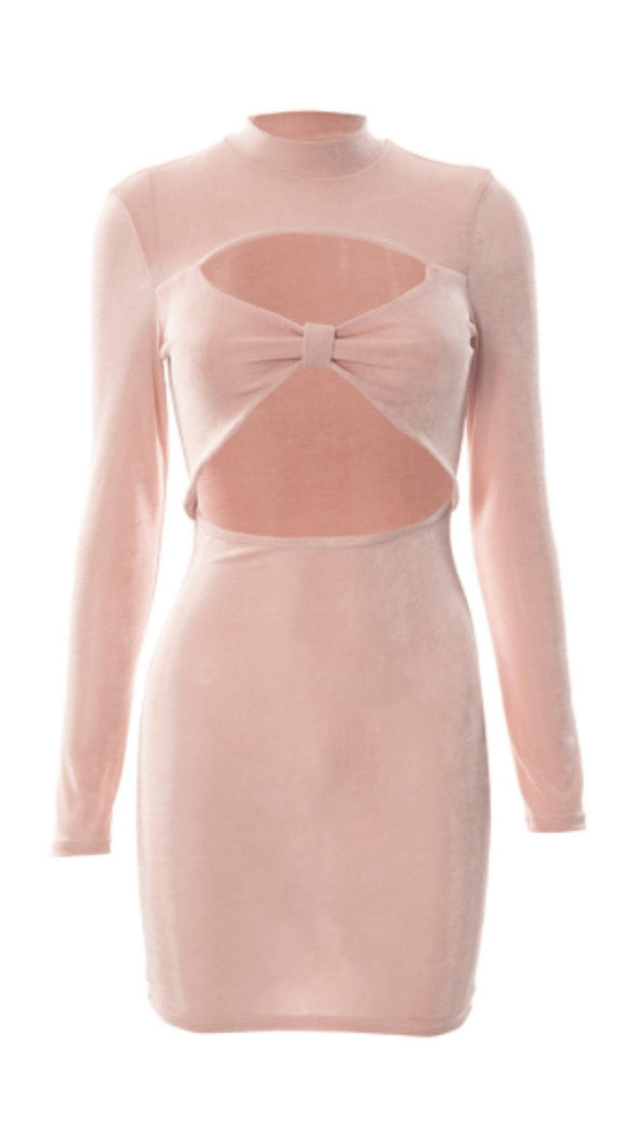 HOLLOW KNOTTED DRESS