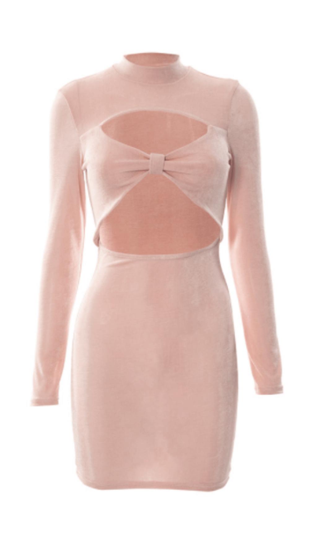 HOLLOW KNOTTED DRESS