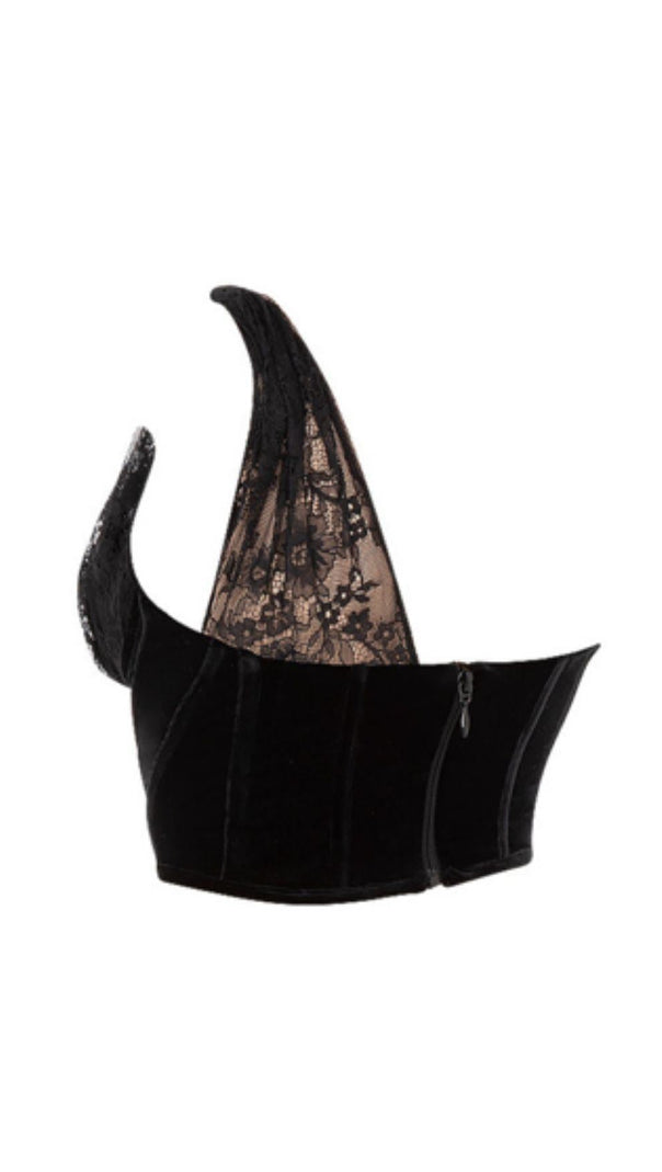 AIIZIE LACE PANELLING ONE-SHOULDER SLING TOP - product image