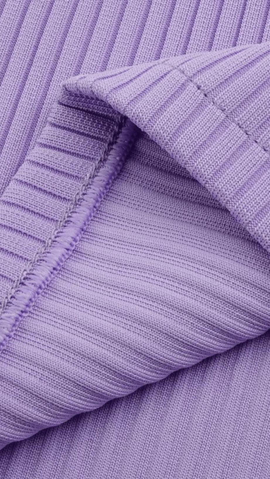 COLLAR HOLLOW OPEN BACK KNITTED DRESS