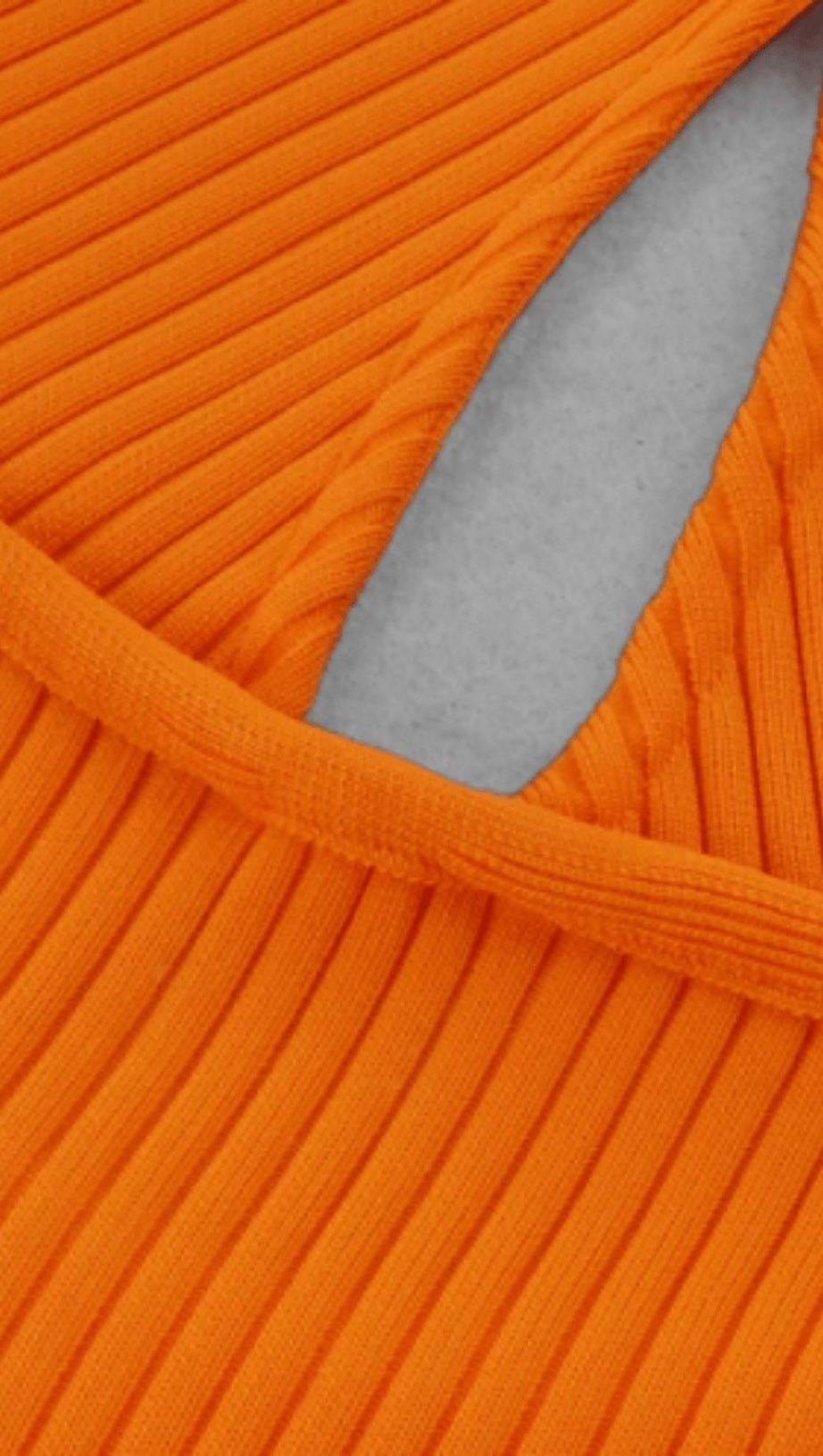 COLLAR HOLLOW OPEN BACK KNITTED DRESS