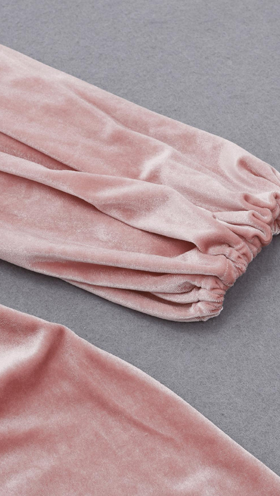 GOLD VELVET DRAWSTRING IRREGULAR DRESS